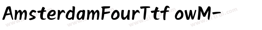 AmsterdamFourTtf owM字体转换